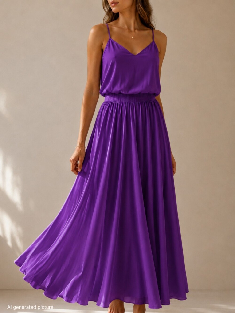 1X Adult Purple Lyrical Skirt New With Tags Ankle Length